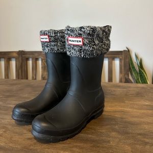 Matte Black Hunter Boots